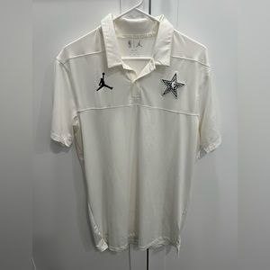 Men’s white Dri-Fit Nike Jordan polo shirt